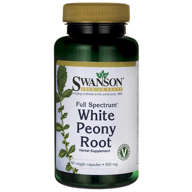 Swanson White Peony Root 60 capsules